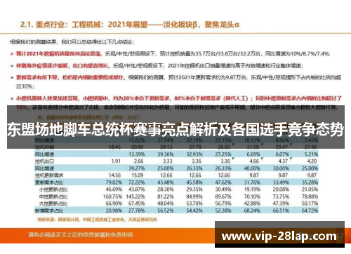 东盟场地脚车总统杯赛事亮点解析及各国选手竞争态势